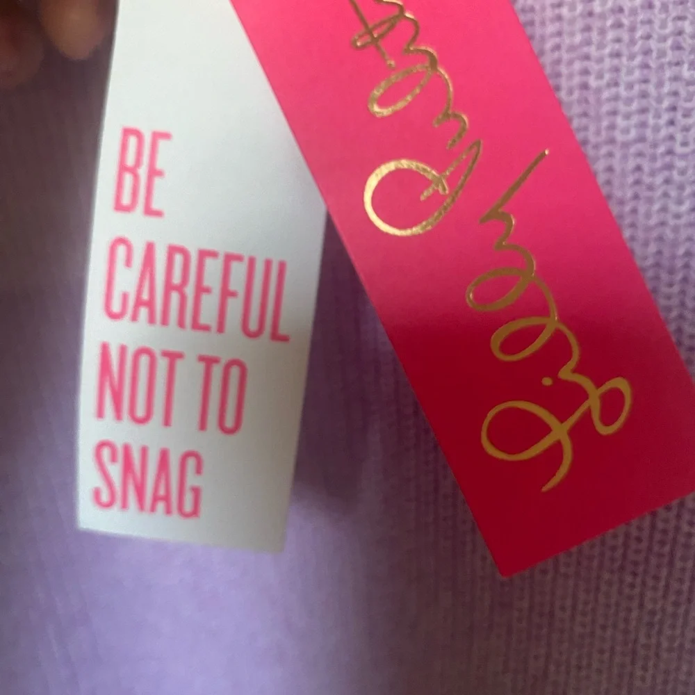 New Lilly Pulitzer Cortina Long Sleeve Sweater Periwinkle
Purple Ombre. Large - Picture 5 of 10